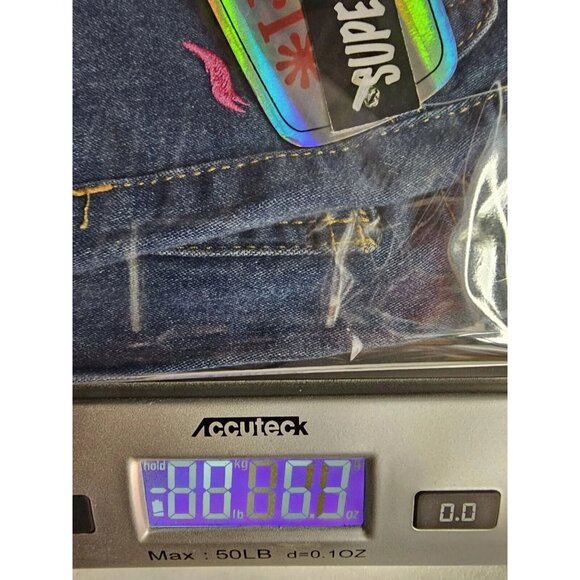 Delia's Girls Blue Unicorn Sequined Pull Up Jeans Size 5 - Picture 6 of 7